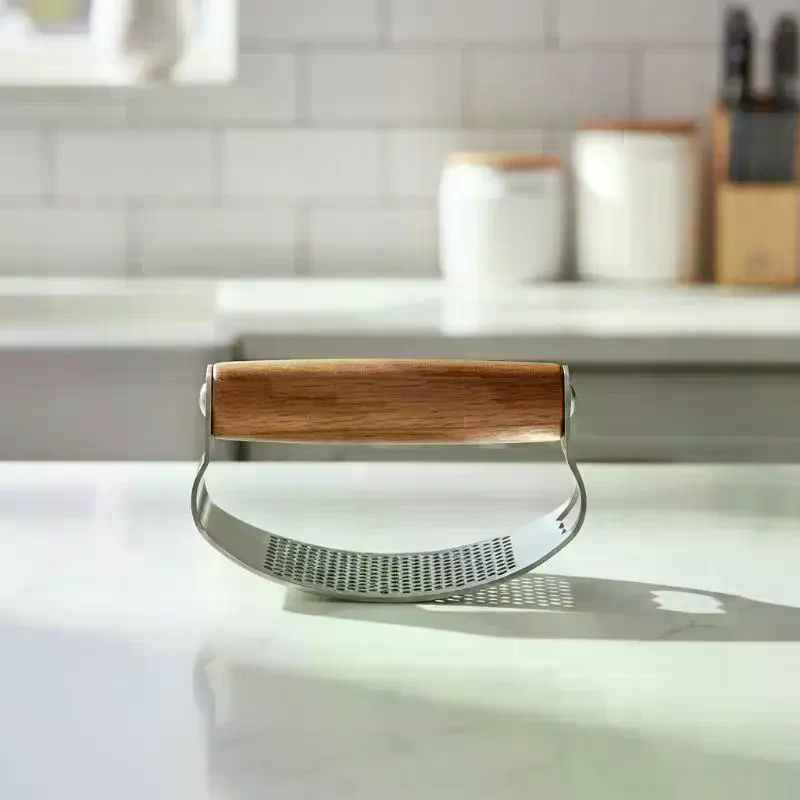 Manual Garlic Press - Manual Stainless Steel Garlic Rocker Press