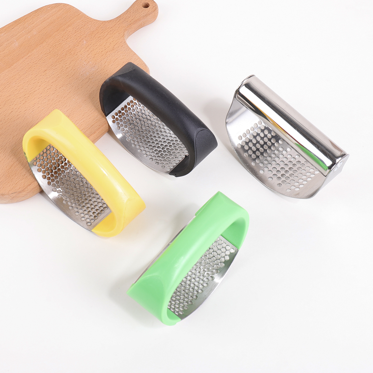 Manual Garlic Press - Stainless Steel Garlic Press - Manual