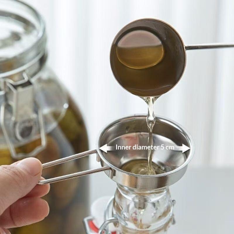 Kitchen Gadgets New - New Stainless Steel Funnel With Handle