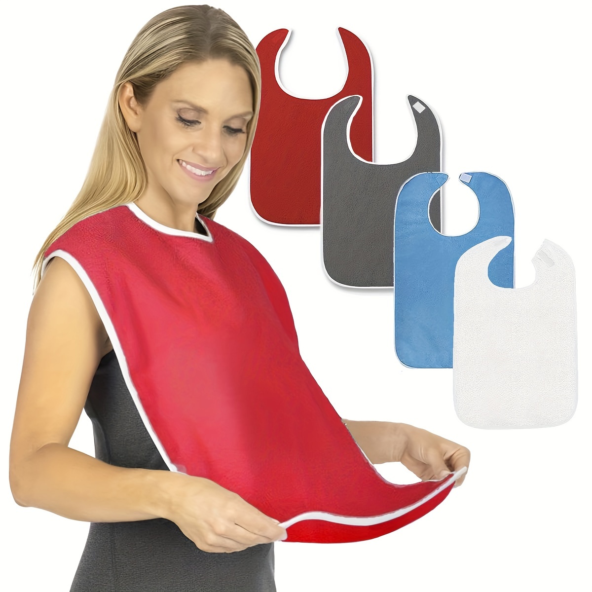 Kitchen Gadgets For Women - 1pcs Stain Resistant Adult Bibs for