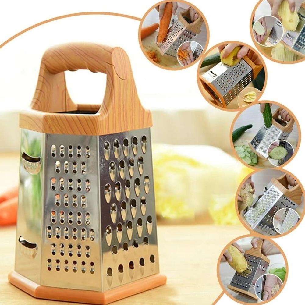 Household Kitchen Gadgets Vegetable Cutter Silk Cutter - Multifunctional Vegetables Box Grater Stainless Steel