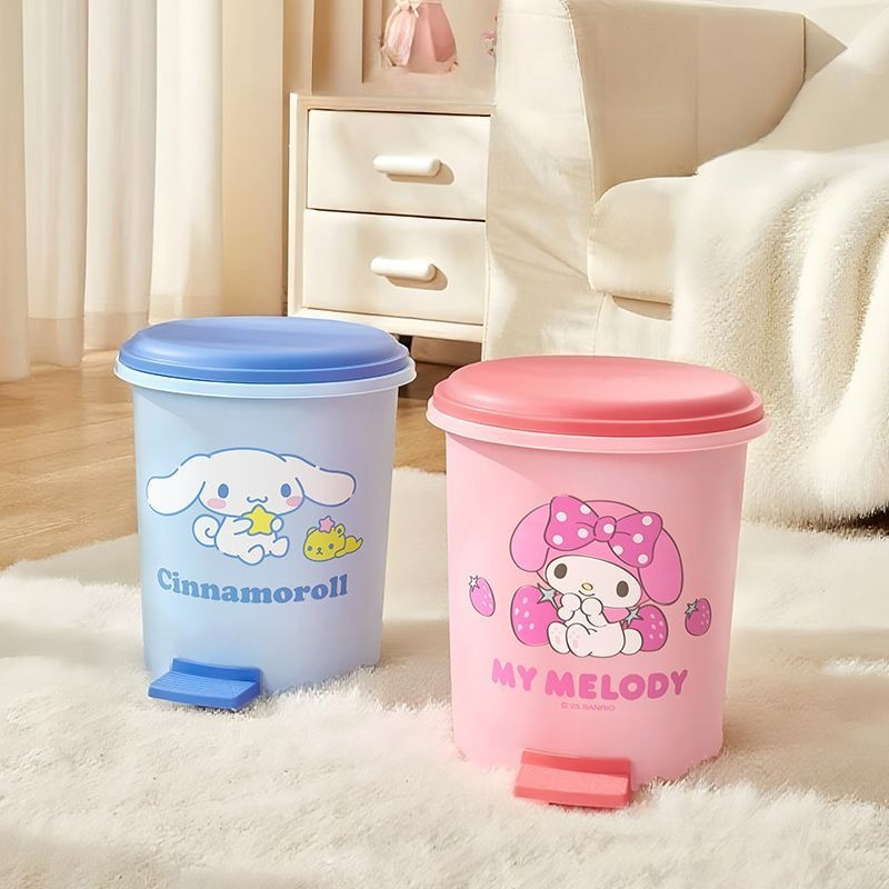 Kitchen Gadgets New - Anime Sanrio Trash Can Household Use