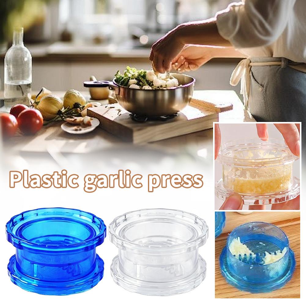 Manual Garlic Press - Plastic Garlic Press Grinder Mashed Garlic