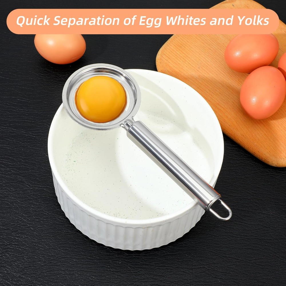 2 Pcs Egg Yolk Separator, Stai - مراجعة Egg Separator Tool وسعره