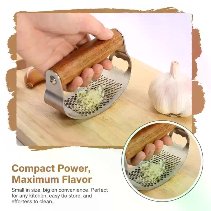 Manual Stainless Steel Garlic  - مراجعة Manual Garlic Press وسعره