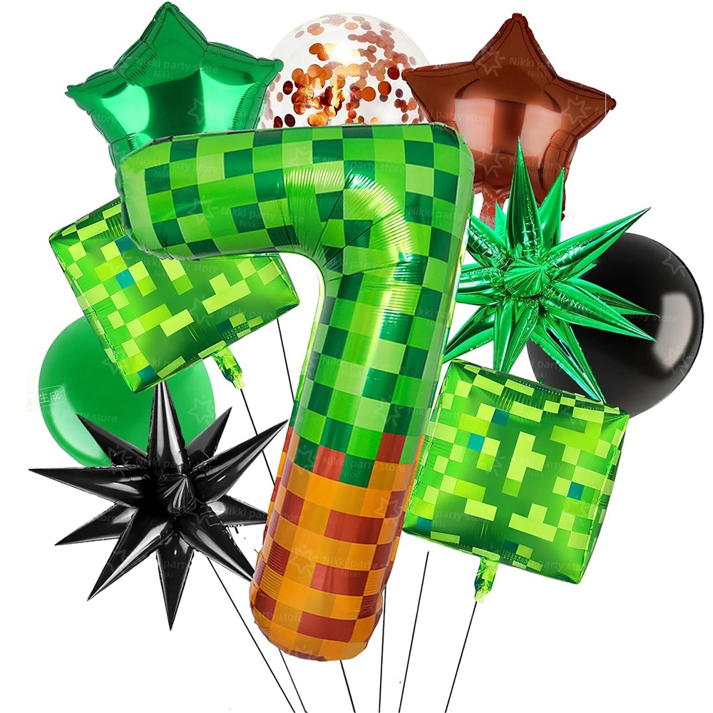 Pixel Miner Number Foil Balloo - مراجعة Kitchen Gadgets Videos وسعره