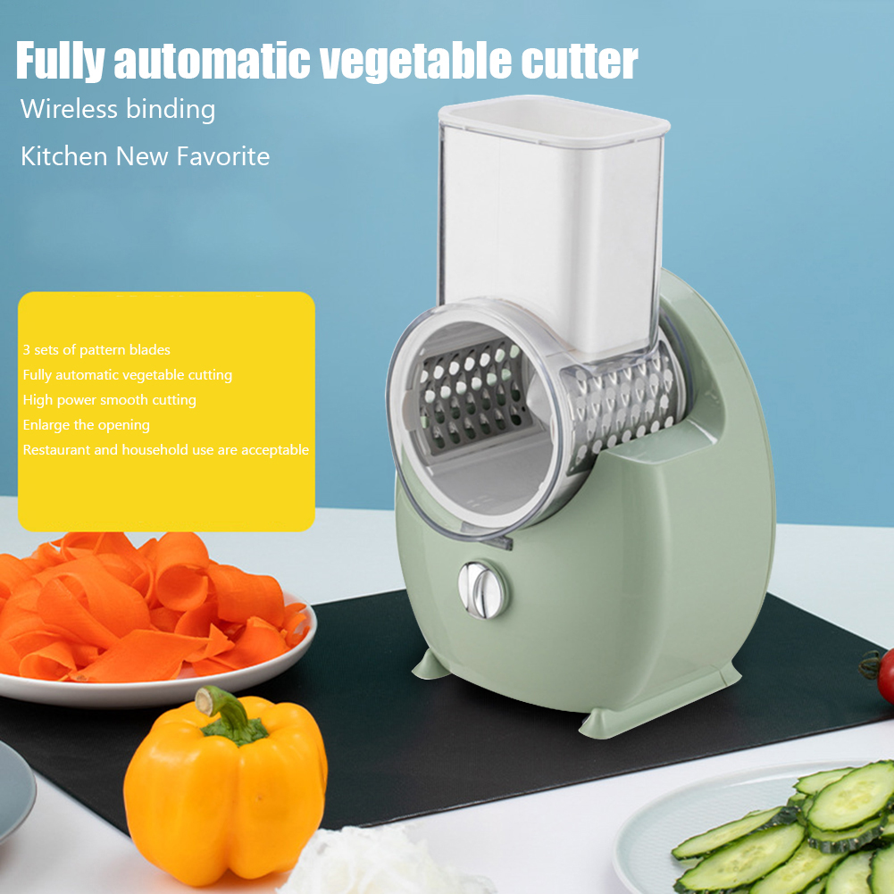 Electric Potato Chopper Househ - مراجعة Household Kitchen Gadgets Vegetable Cutter Silk Cutter وسعره