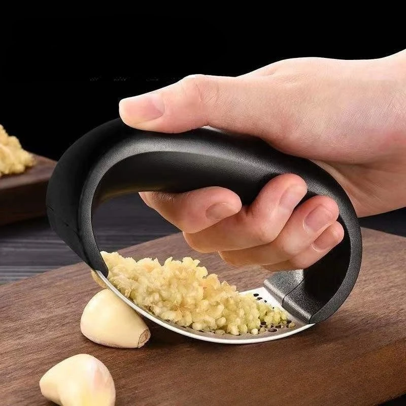 Stainless Steel Garlic Crusher - مراجعة Manual Garlic Press وسعره