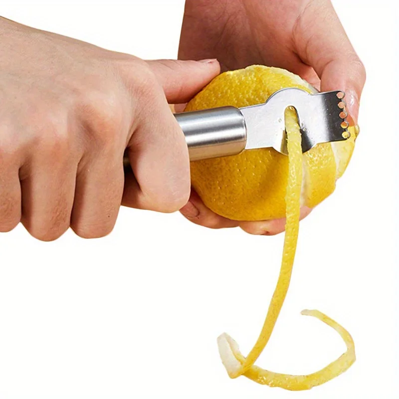 1pc Lemon Zester Grater Stainl - مراجعة Household Kitchen Gadgets Vegetable Cutter Silk Cutter وسعره