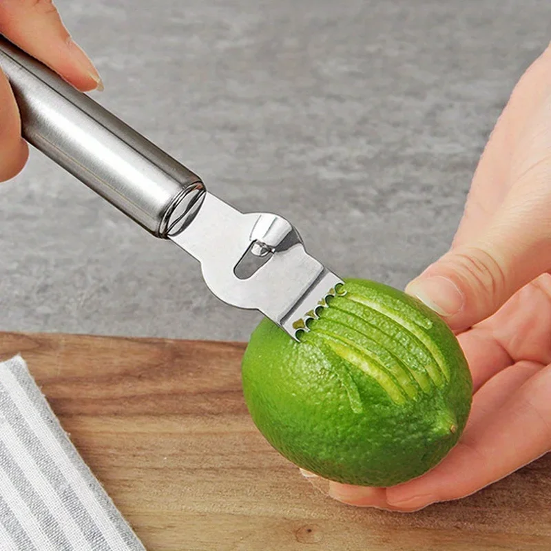 1pc Lemon Zester Grater Stainl - مراجعة Household Kitchen Gadgets Vegetable Cutter Silk Cutter وسعره