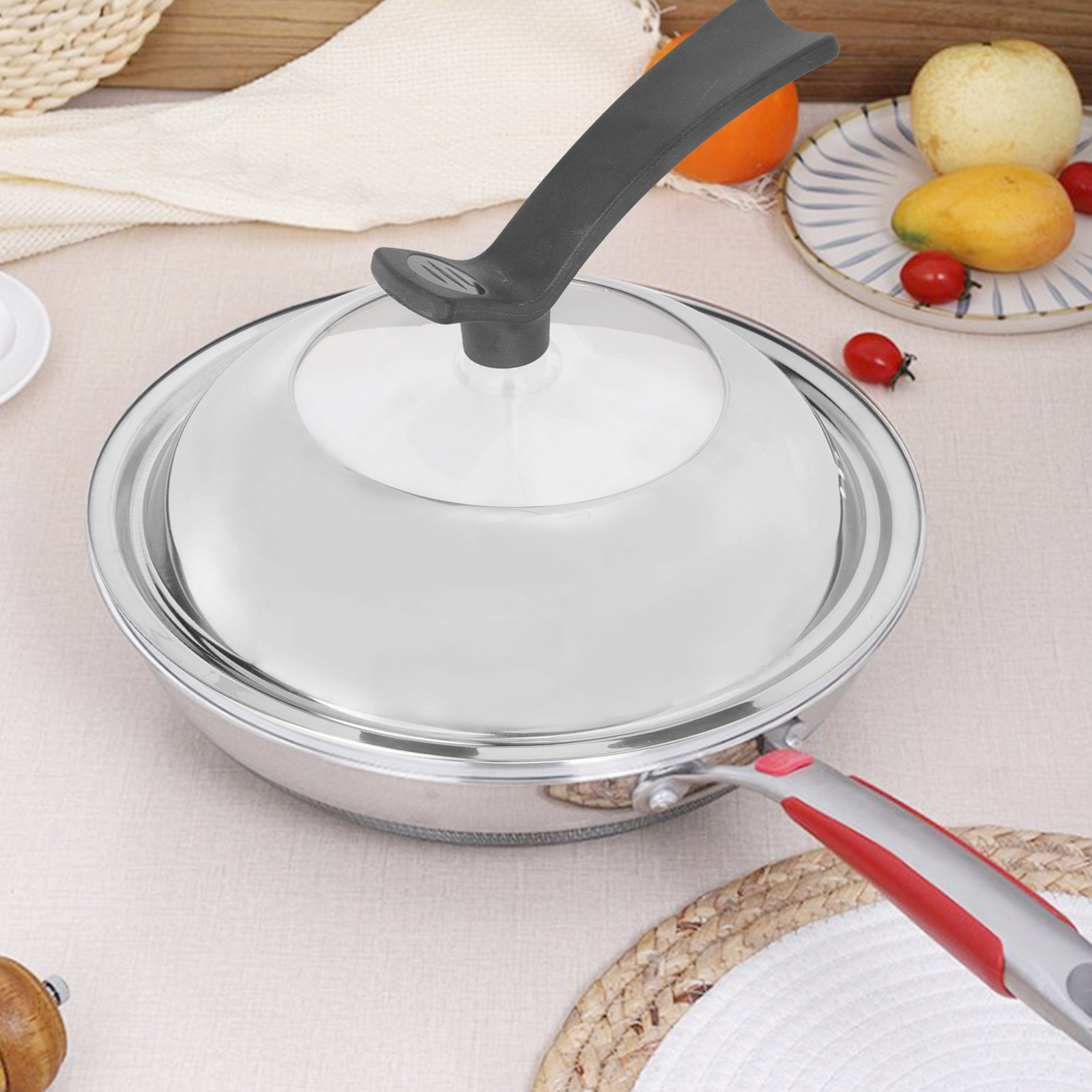 Thickened Pot Cover Stainless  - مراجعة Kitchen Helper Gadgets وسعره