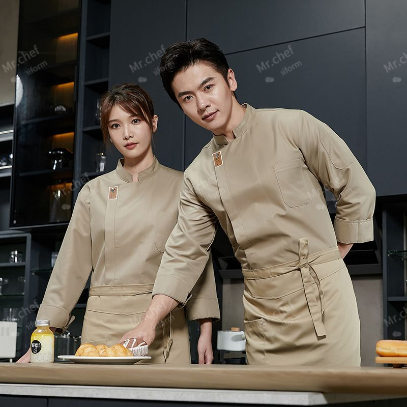men Chef Uniform long sleeves  - مراجعة Kitchen Gadgets For Women وسعره