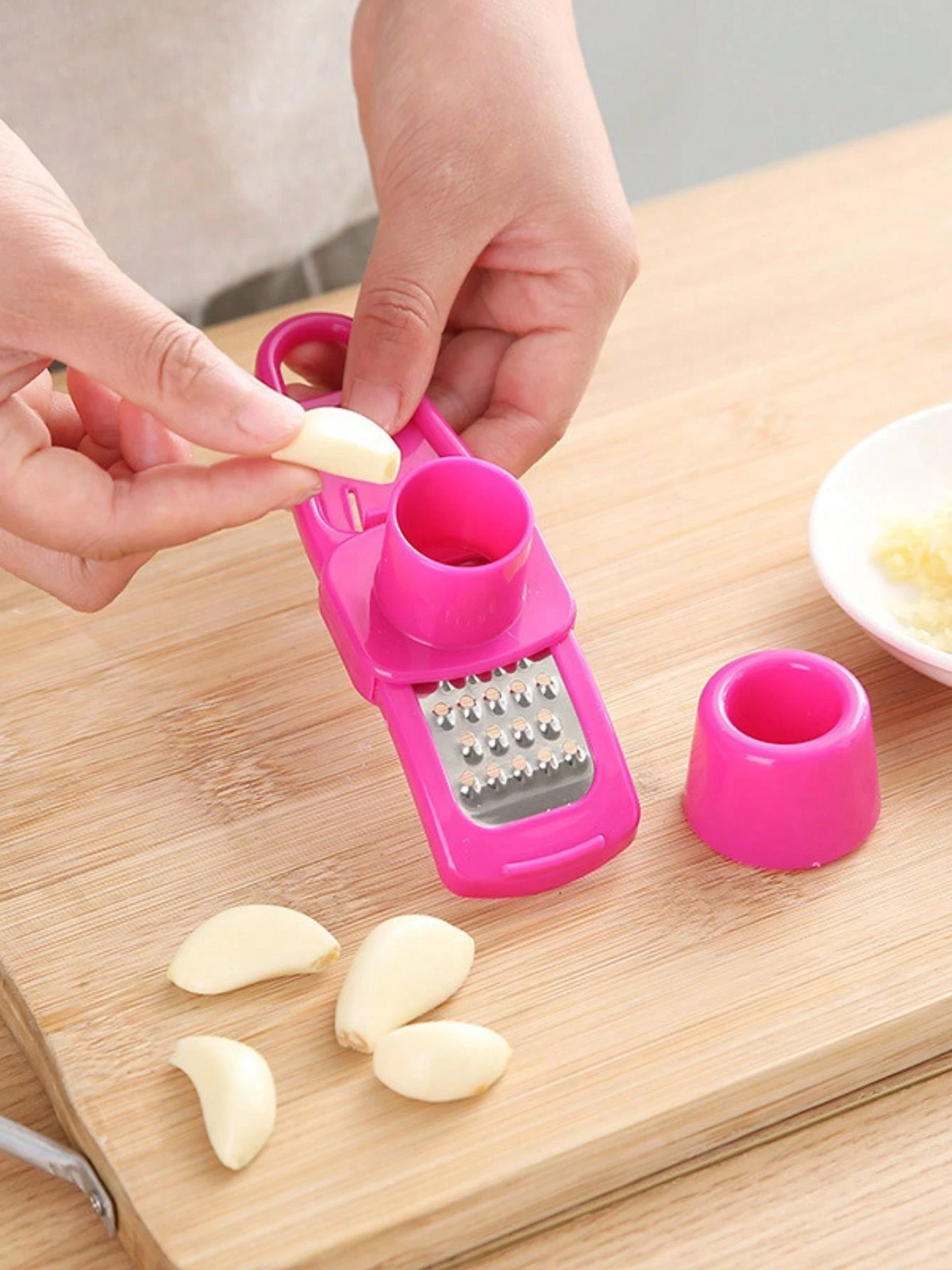 1/2pc Mini Garlic Grinder Crea - مراجعة Manual Garlic Press وسعره