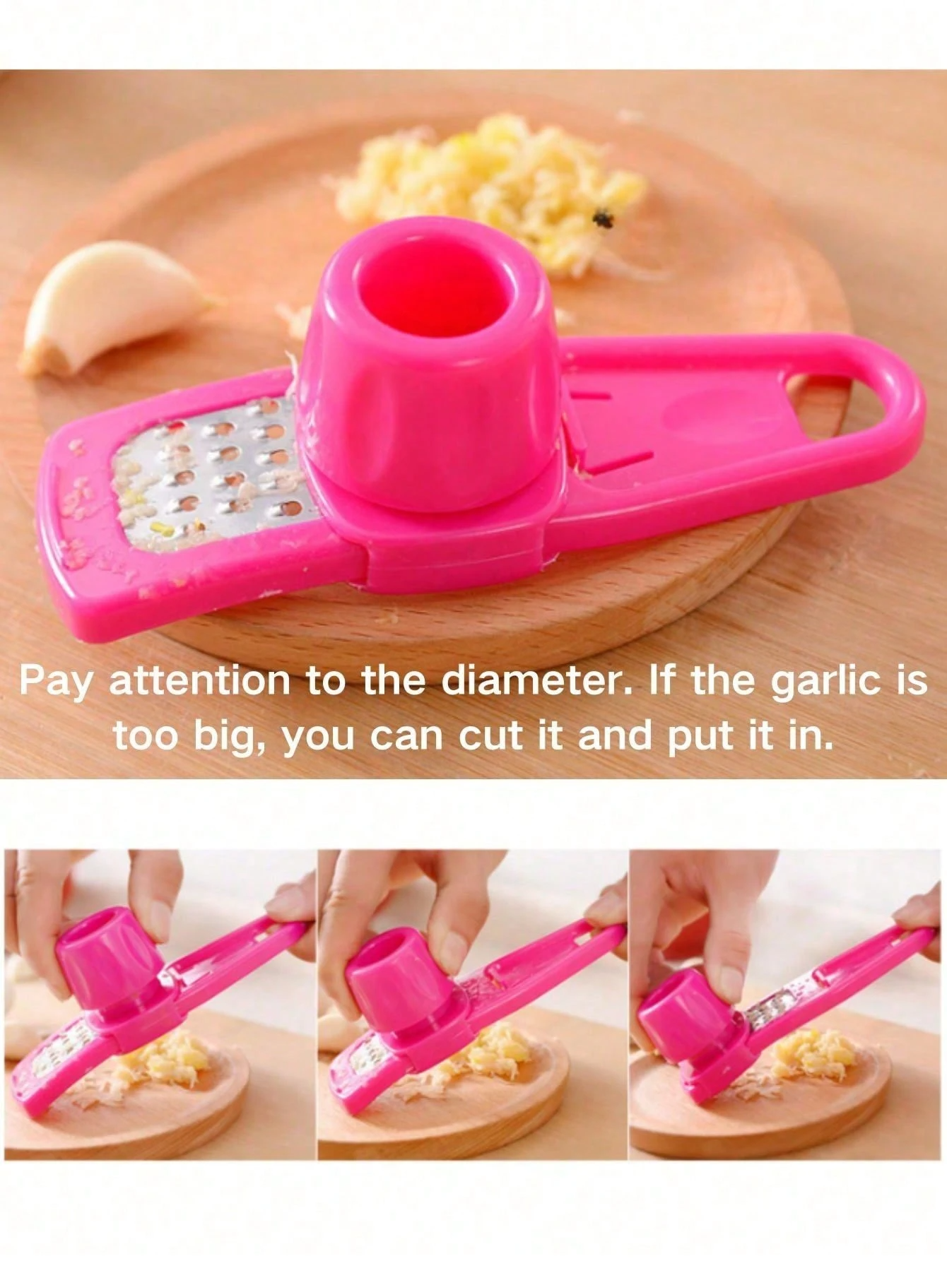 1/2pc Mini Garlic Grinder Crea - مراجعة Manual Garlic Press وسعره