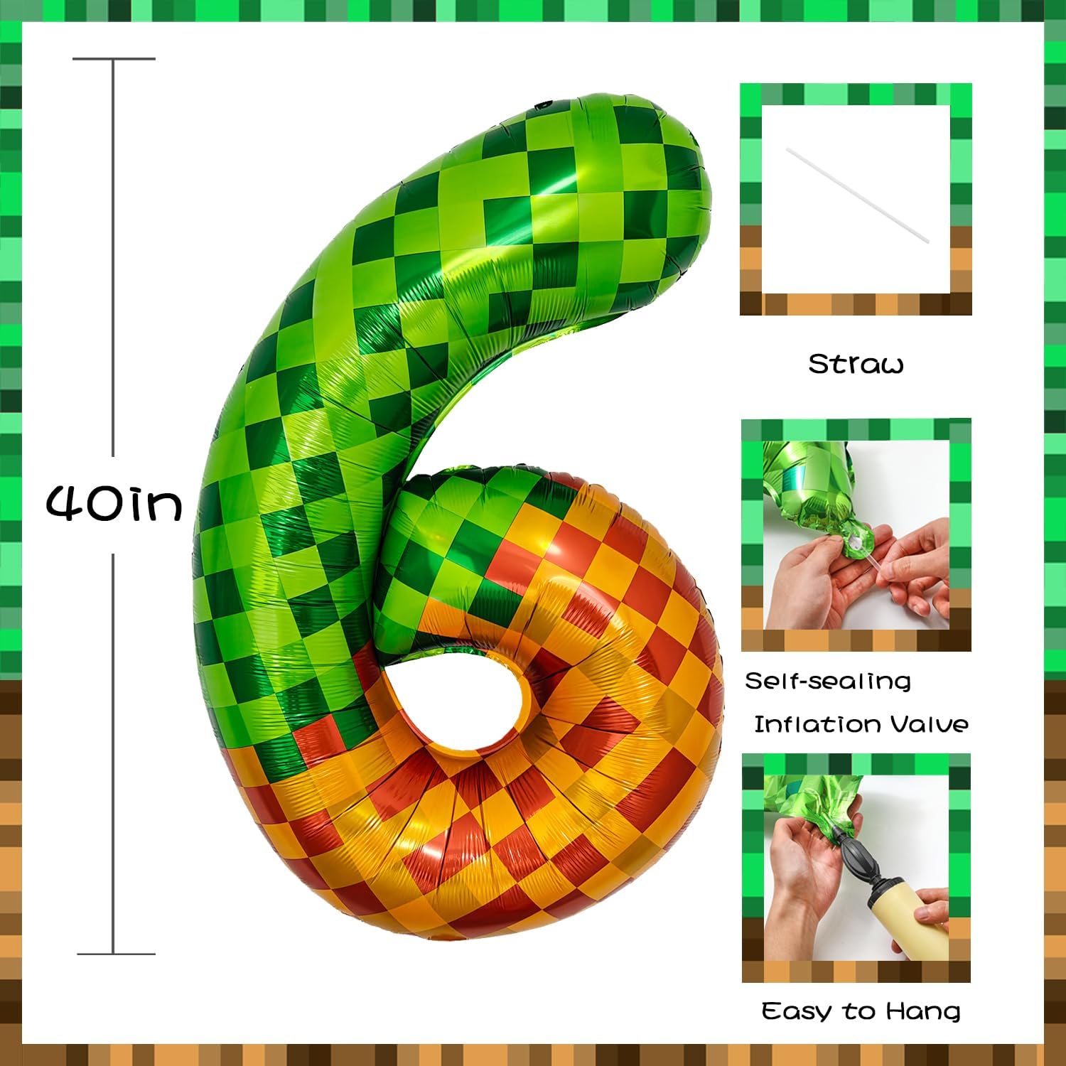 Pixel Miner Balloons 40 Inch N - مراجعة Kitchen Gadgets Videos وسعره