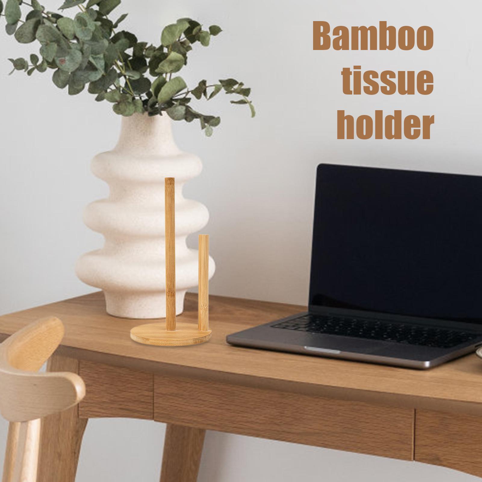 Bamboo Paper Towel Holder Wood - مراجعة Kitchen Gadgets Dropshipping وسعره