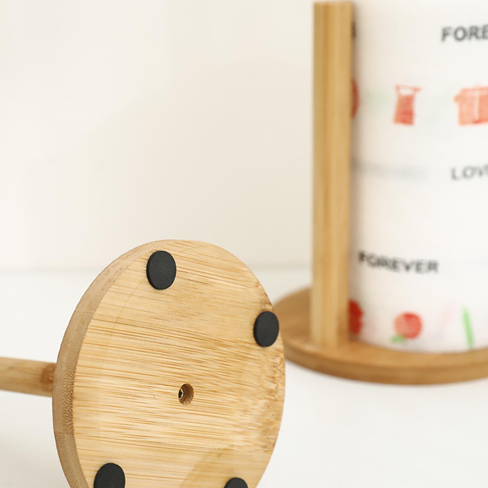 Bamboo Paper Towel Holder Wood - مراجعة Kitchen Gadgets Dropshipping وسعره