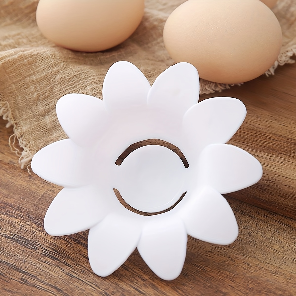 1pc/ Cute Flower Design Egg Wh - مراجعة Egg Separator Tool وسعره