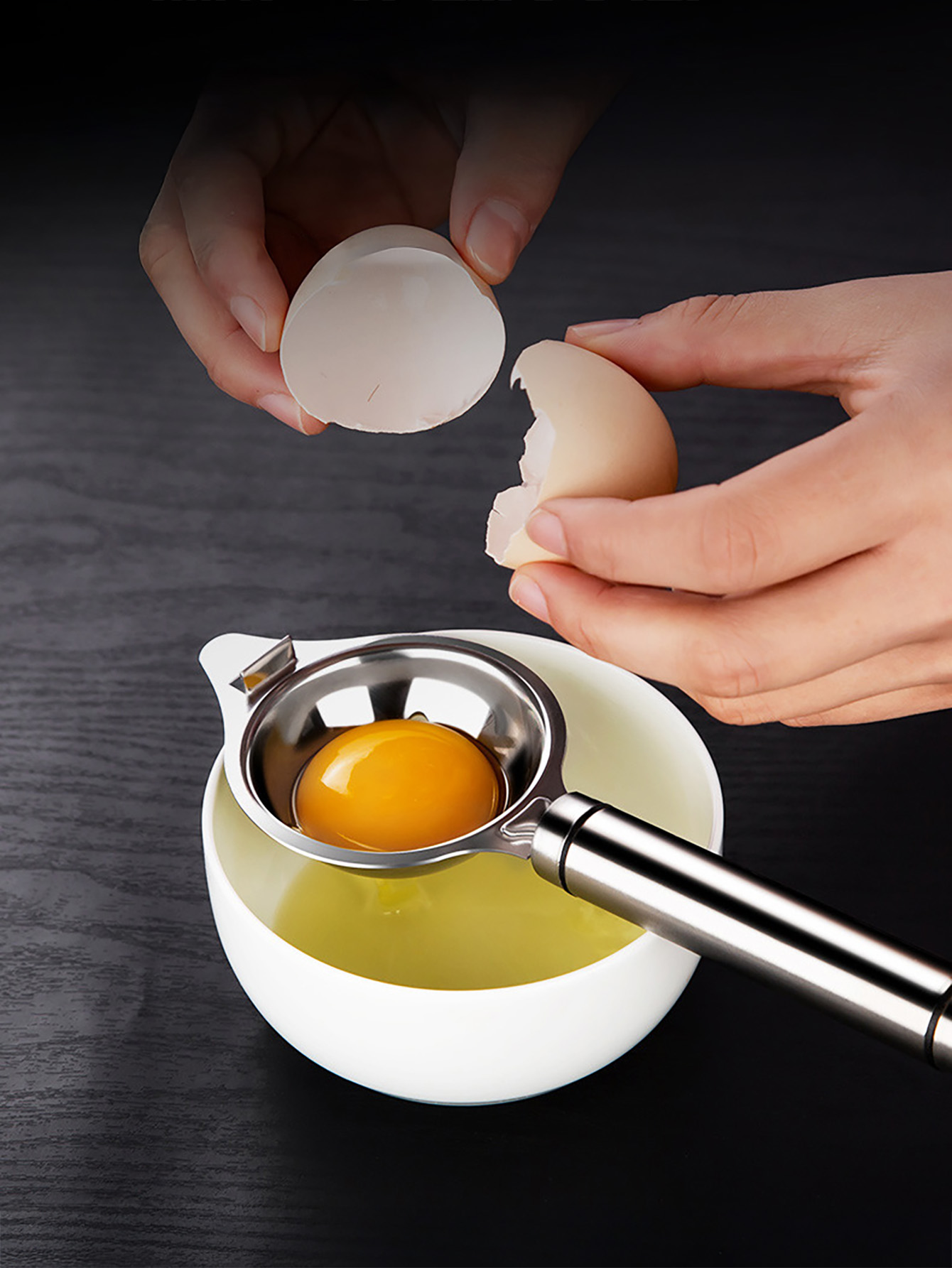Stainless Steel Egg Separator  - مراجعة Egg Separator Tool وسعره
