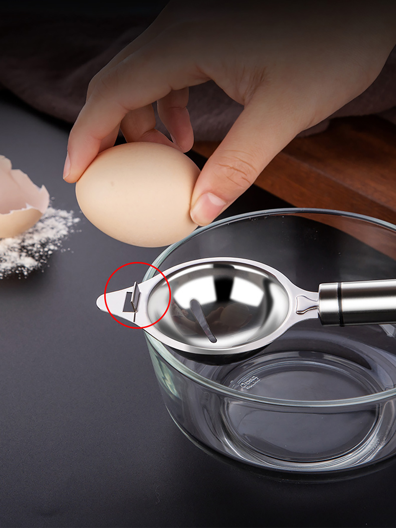 Stainless Steel Egg Separator  - مراجعة Egg Separator Tool وسعره