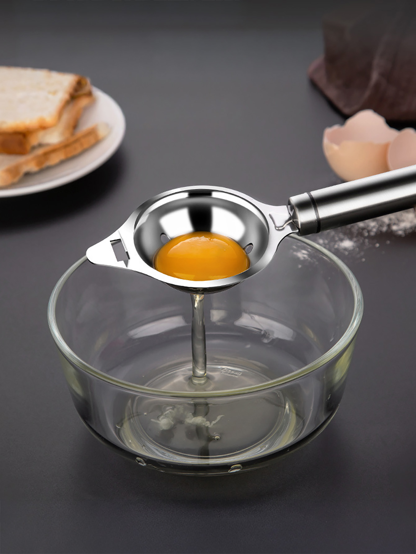 Stainless Steel Egg Separator  - مراجعة Egg Separator Tool وسعره