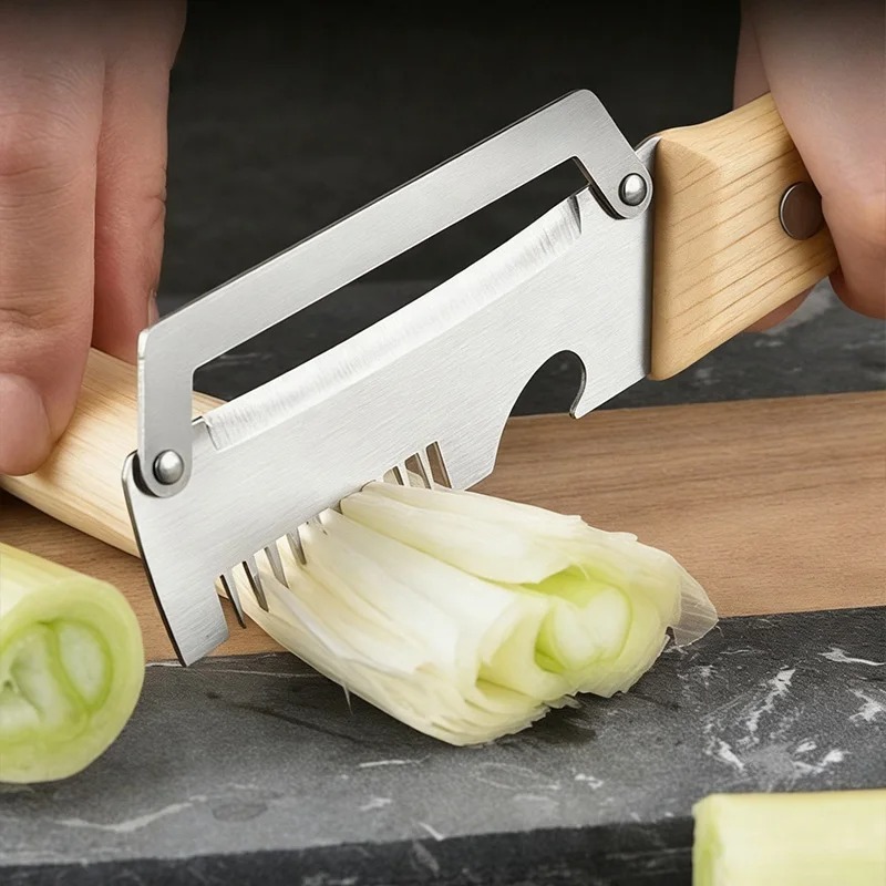 Multi-functional Peeler Stainl - مراجعة Household Kitchen Gadgets Vegetable Cutter Silk Cutter وسعره