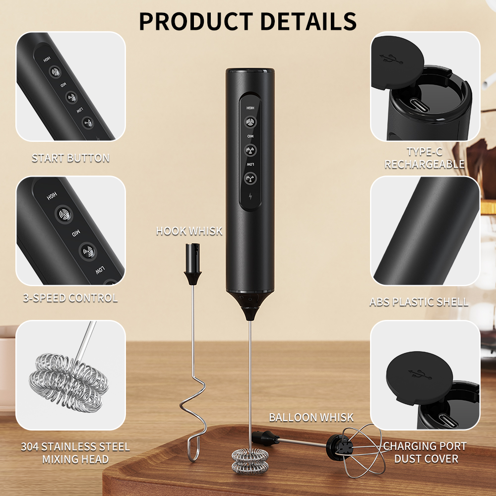 3 in 1 Electric Handheld Milk  - مراجعة Healthy Kitchen Gadgets وسعره