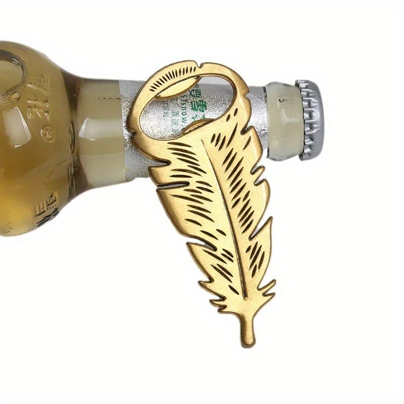 Gold Feather Zinc Alloy Beer B - مراجعة Kitchen Gadgets For Gifts وسعره