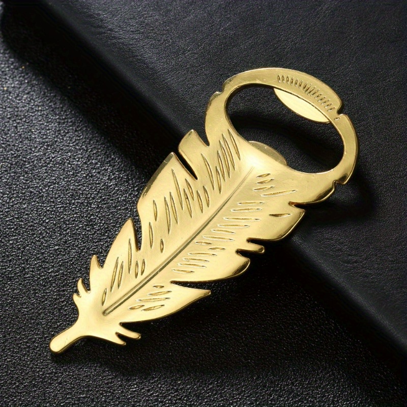 Gold Feather Zinc Alloy Beer B - مراجعة Kitchen Gadgets For Gifts وسعره