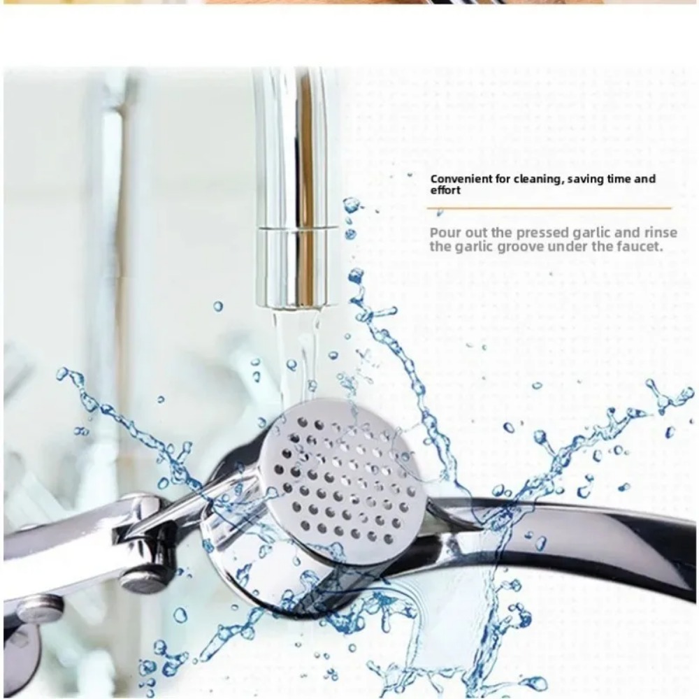 Hot Garlic Mincer Stainless St - مراجعة Manual Garlic Press وسعره
