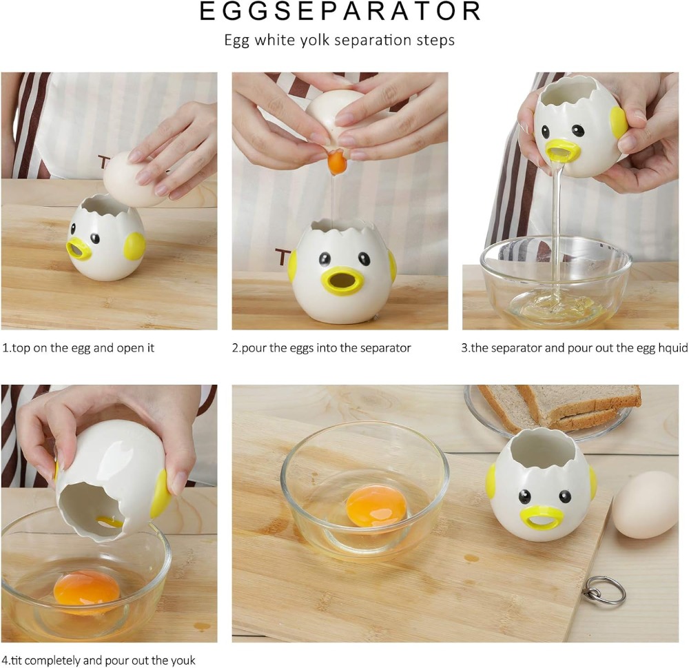 Ceramic Egg Separator - Simple - مراجعة Egg Separator Tool وسعره