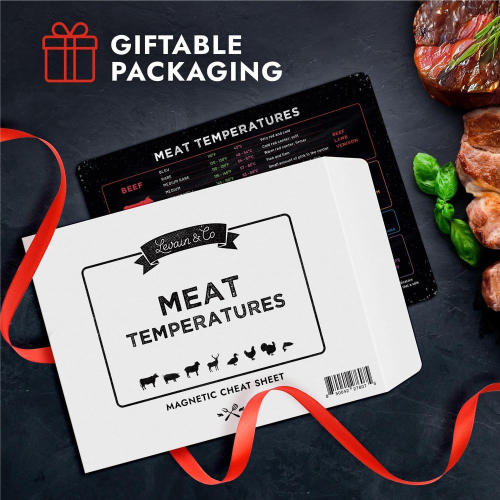 Meat Temperature Guide Magnet  - مراجعة Kitchen Gadgets Guide وسعره