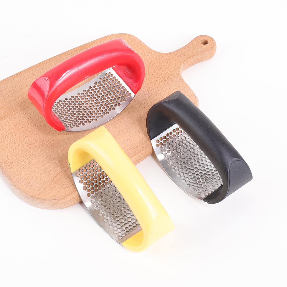 Stainless Steel Garlic Press - - مراجعة Manual Garlic Press وسعره