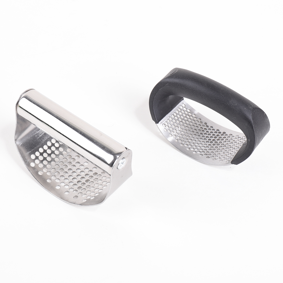 Stainless Steel Garlic Press - - مراجعة Manual Garlic Press وسعره