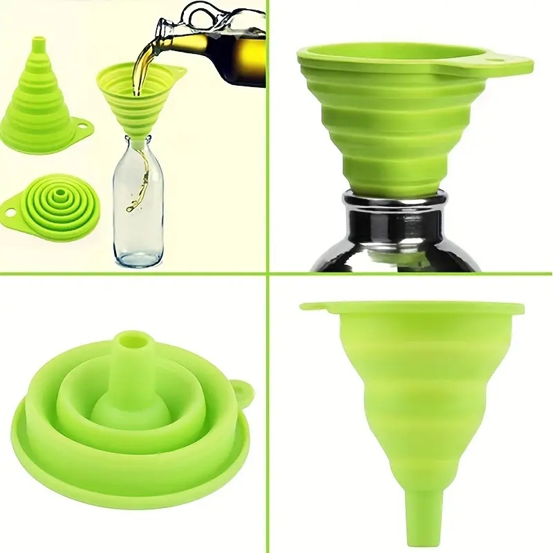 Silicone Folding Funnel Multif - مراجعة Kitchen Gadgets New وسعره