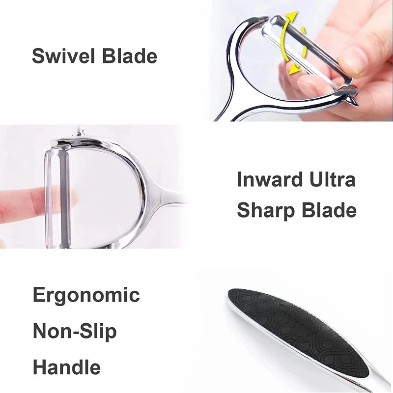 1PC Stainless Steel Vegetable  - مراجعة Household Kitchen Gadgets Vegetable Cutter Silk Cutter وسعره