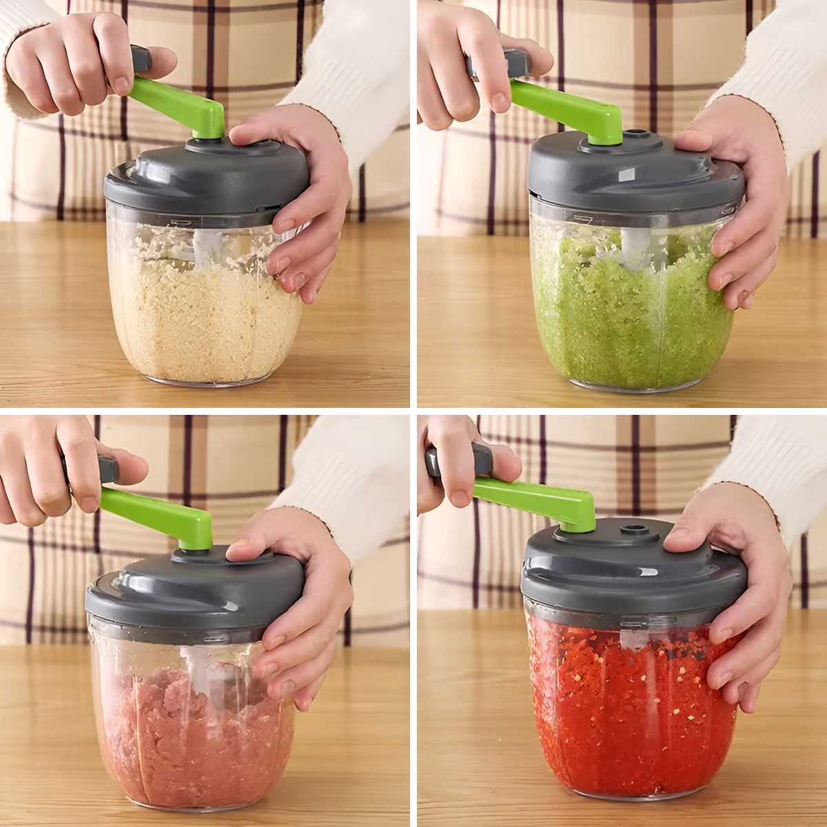 1pc 520/900ML Manual Meat Minc - مراجعة Manual Garlic Press وسعره