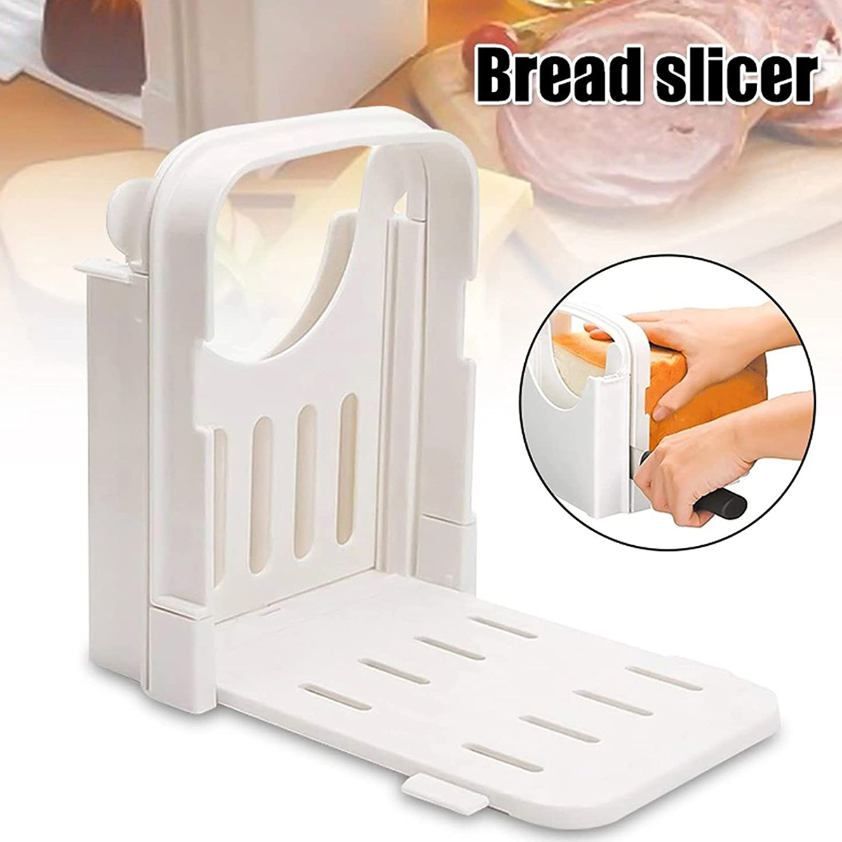 Toast Slicer Tool Foldable Bre - مراجعة Kitchen Gadgets Guide وسعره