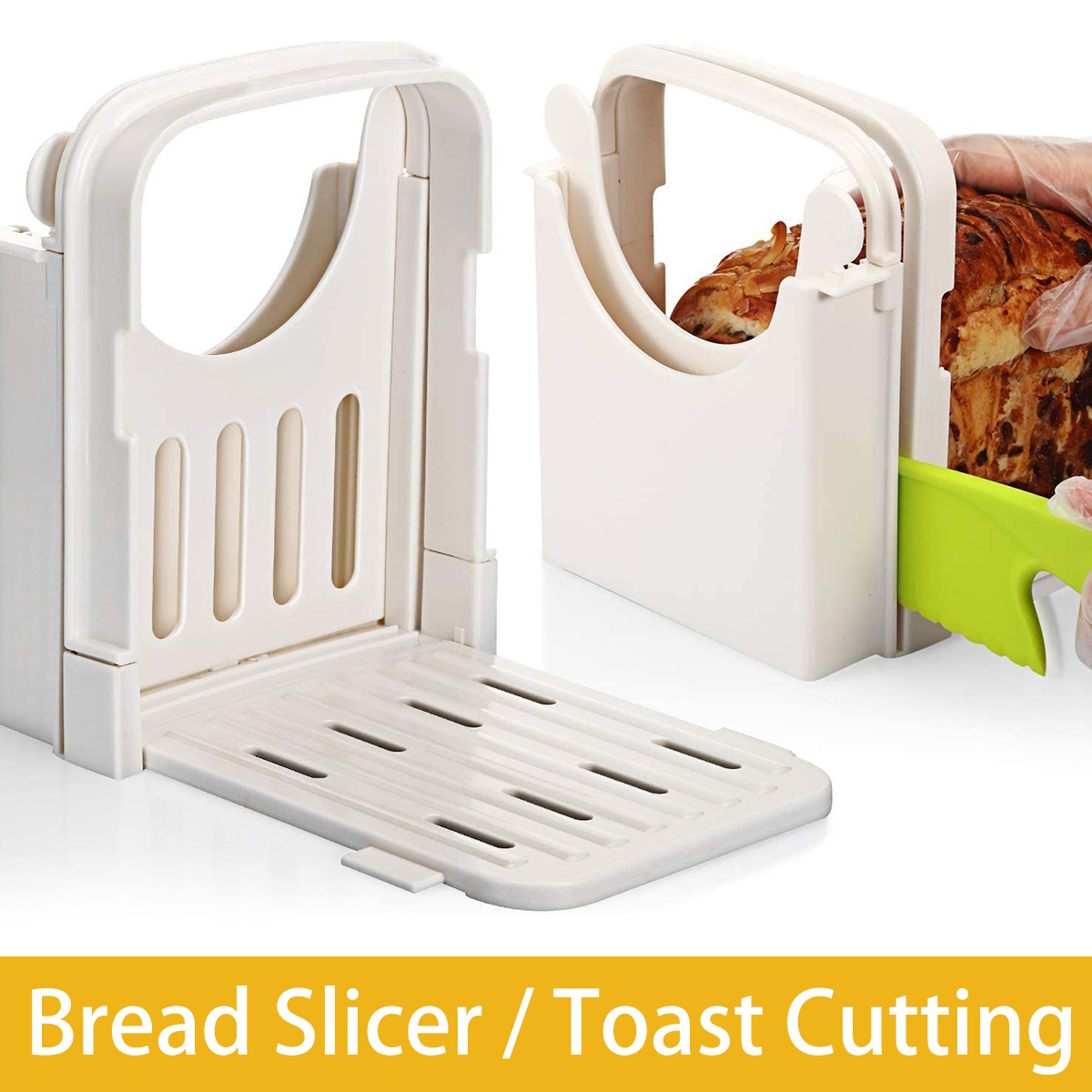 Toast Slicer Tool Foldable Bre - مراجعة Kitchen Gadgets Guide وسعره