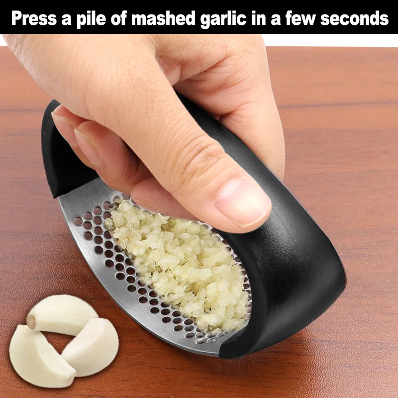 1-6Pcs Stainless Steel Garlic  - مراجعة Manual Garlic Press وسعره