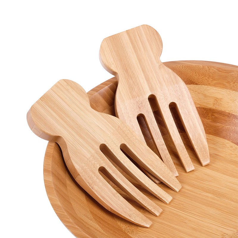 2Pcs Salad Hands Bamboo Salad  - مراجعة Kitchen Helper Gadgets وسعره