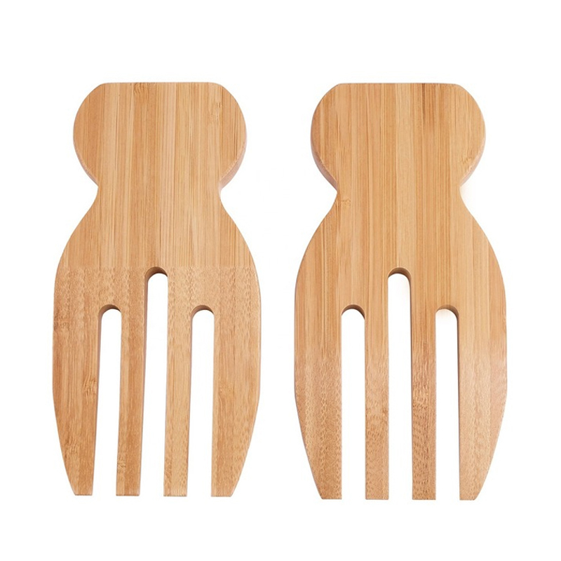 2Pcs Salad Hands Bamboo Salad  - مراجعة Kitchen Helper Gadgets وسعره