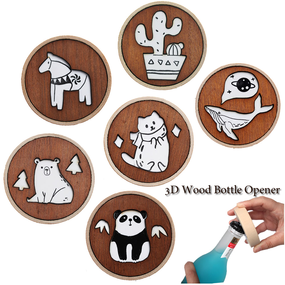 Creative Cartoon Wood Beer Bot - مراجعة Kitchen Gadgets Dropshipping وسعره