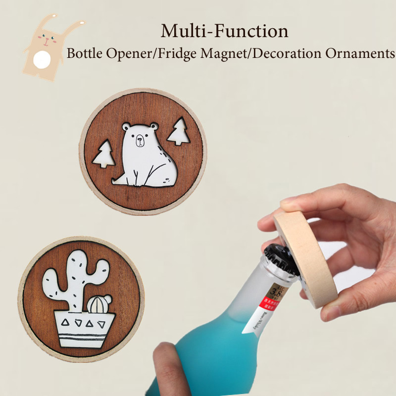 Creative Cartoon Wood Beer Bot - مراجعة Kitchen Gadgets Dropshipping وسعره