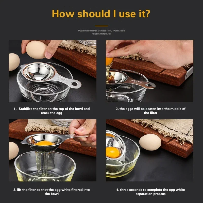 Egg White Separator 304 Stainl - مراجعة Egg Separator Tool وسعره