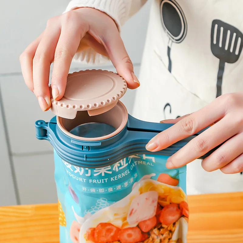 Seal Pour Food Storage Bag Cli - مراجعة Kitchen Helper Gadgets وسعره