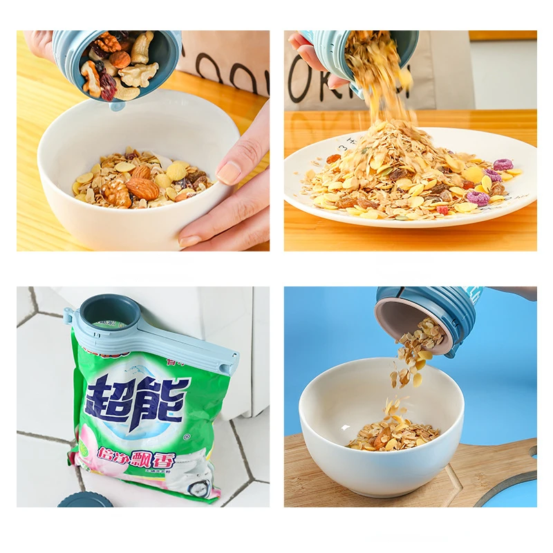 Seal Pour Food Storage Bag Cli - مراجعة Kitchen Helper Gadgets وسعره