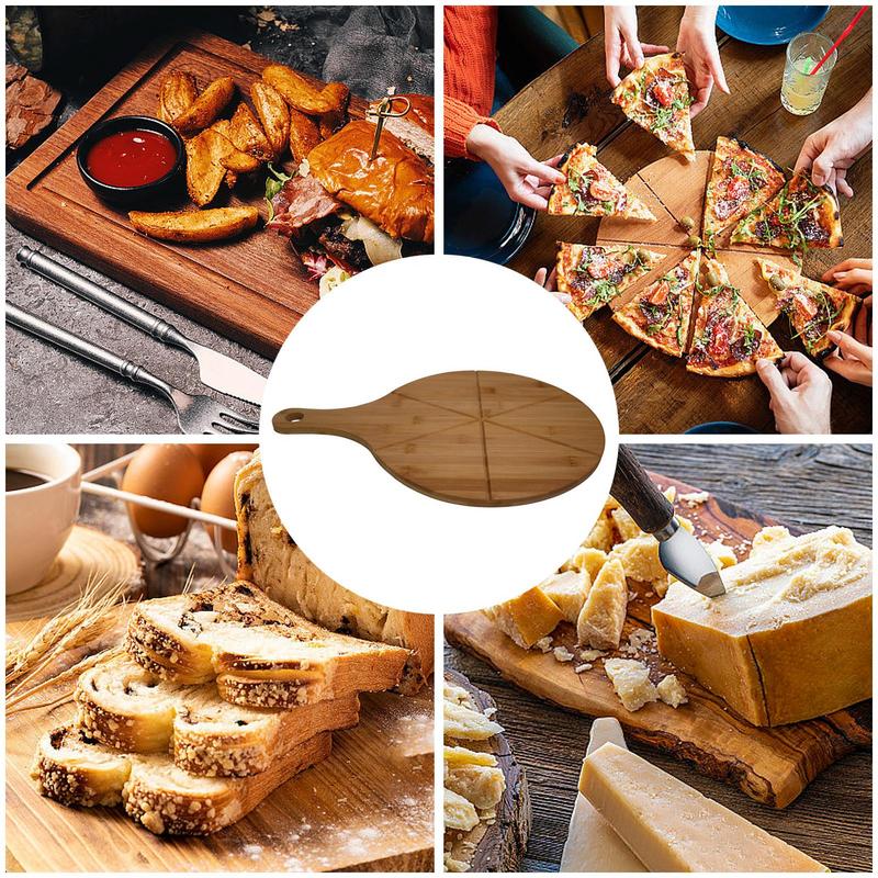 Pizza Cutting Board Wooden Rou - مراجعة Kitchen Gadgets Guide وسعره