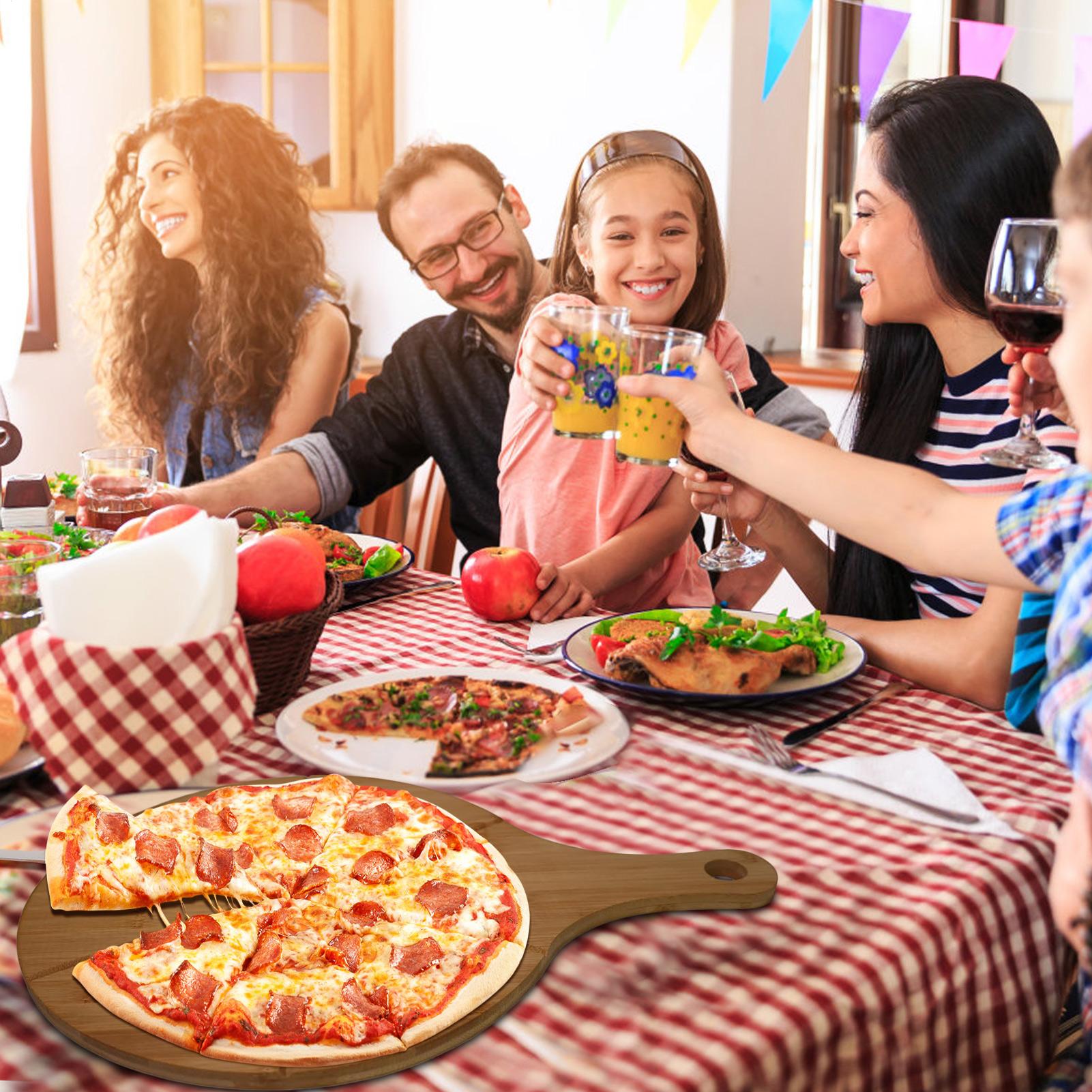 Pizza Cutting Board Wooden Rou - مراجعة Kitchen Gadgets Guide وسعره