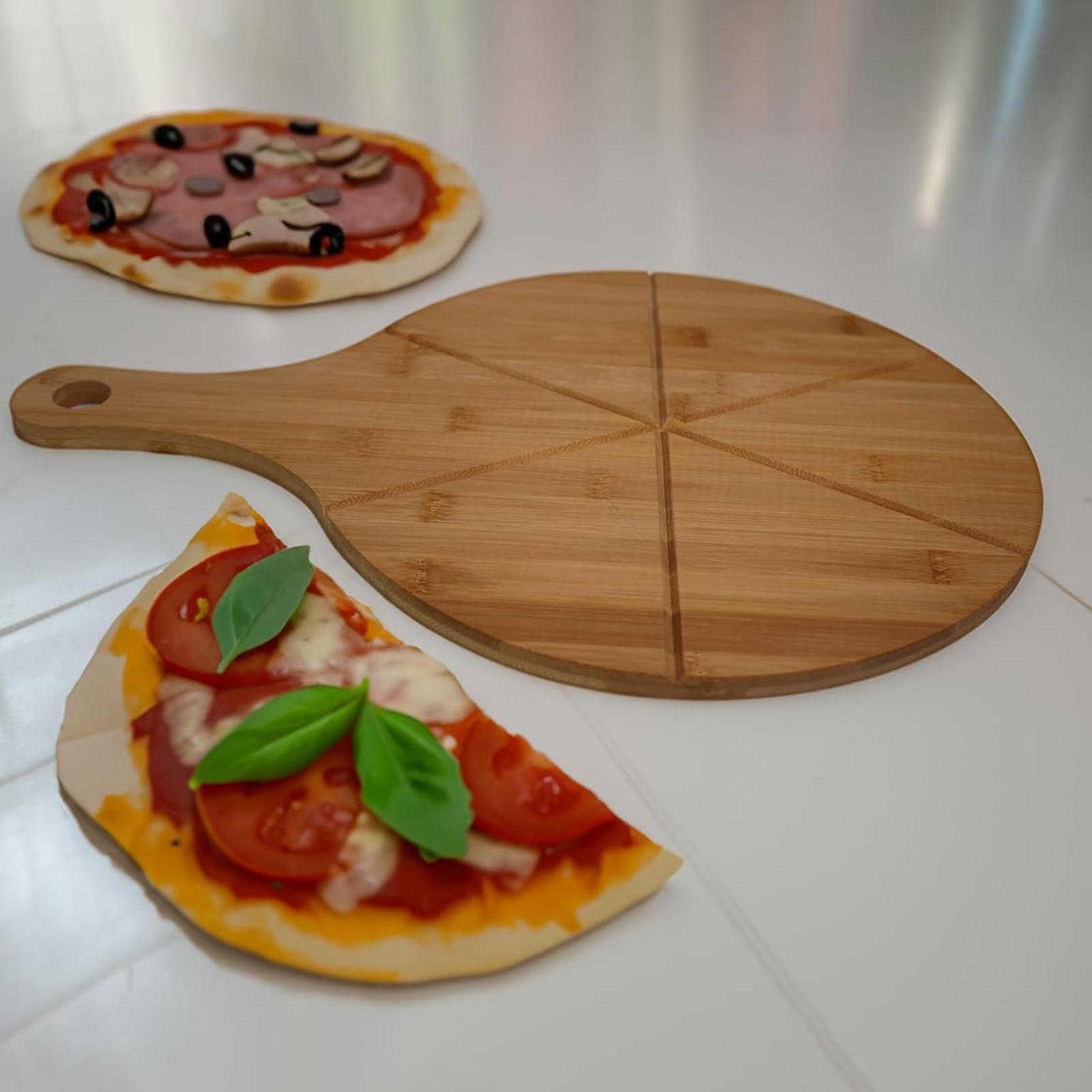 Pizza Cutting Board Wooden Rou - مراجعة Kitchen Gadgets Guide وسعره